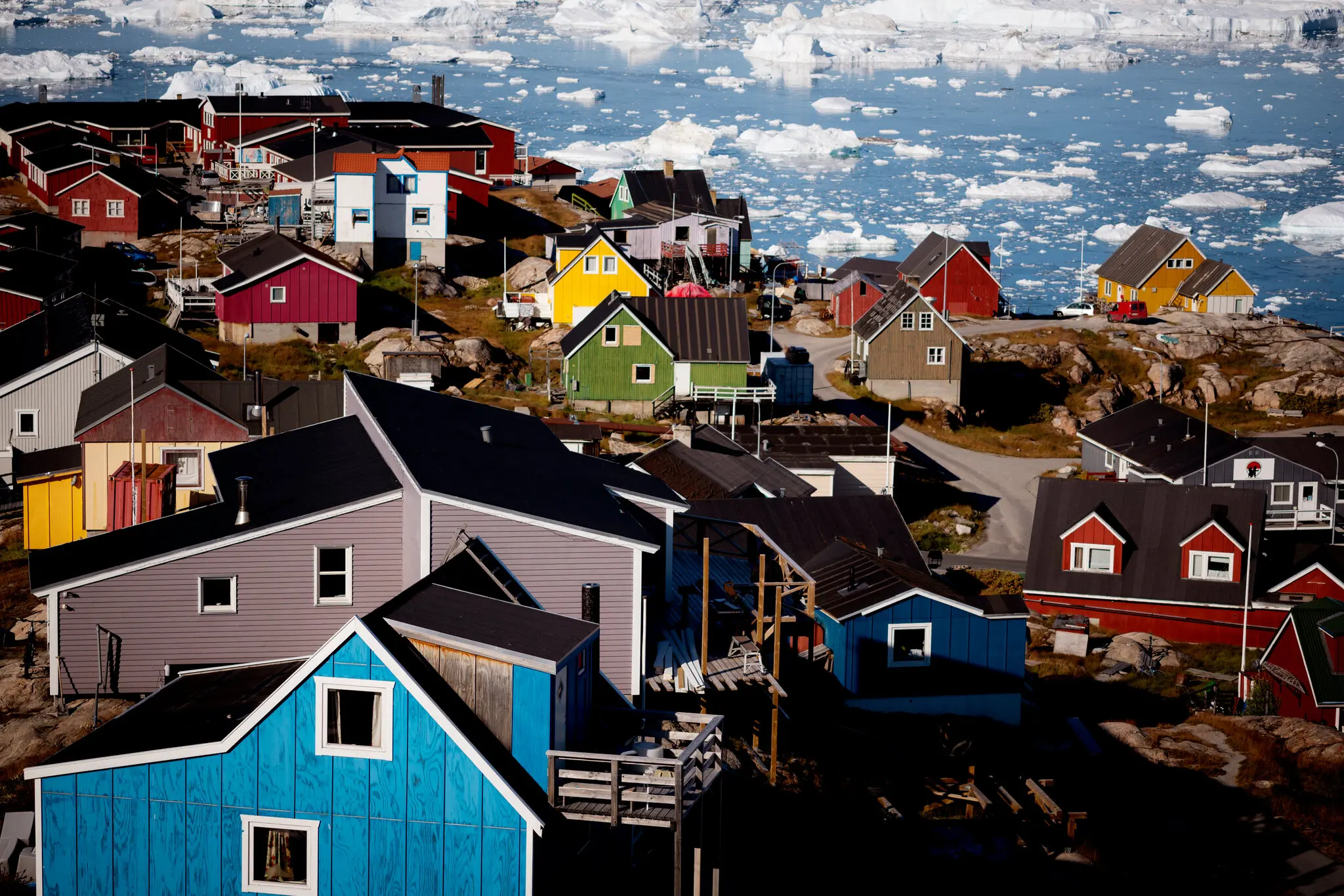 Зацікавленість президента Трампа придбанням Гренландії призвела до збільшення інтересу до туристів. Вгорі Ілуліссат, Гренландія.